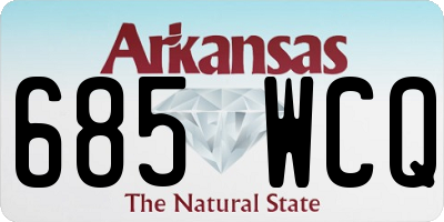 AR license plate 685WCQ