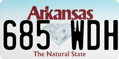 AR license plate 685WDH