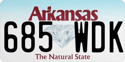 AR license plate 685WDK