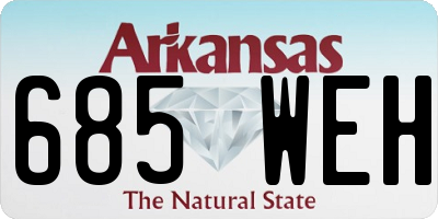 AR license plate 685WEH