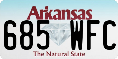 AR license plate 685WFC