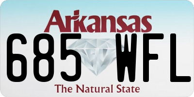 AR license plate 685WFL