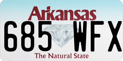 AR license plate 685WFX