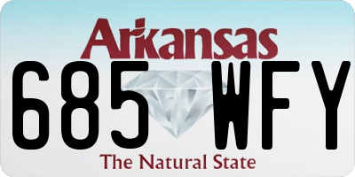 AR license plate 685WFY