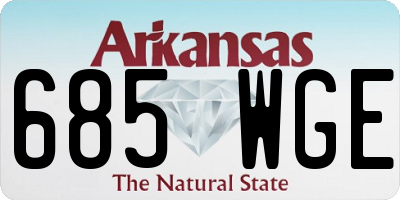 AR license plate 685WGE