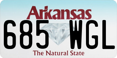 AR license plate 685WGL