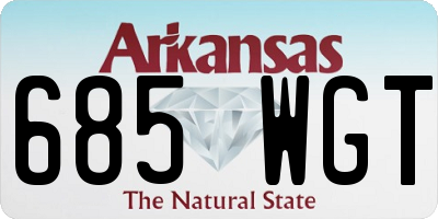 AR license plate 685WGT