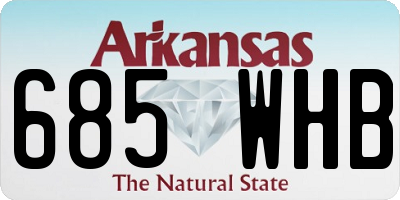AR license plate 685WHB