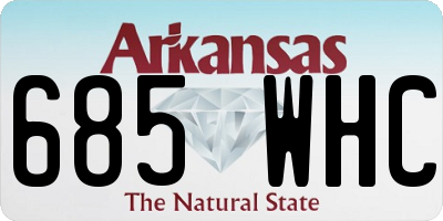 AR license plate 685WHC