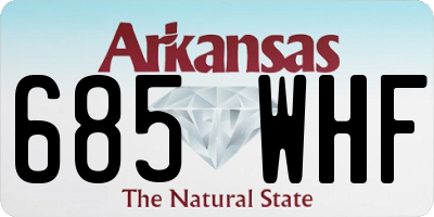 AR license plate 685WHF