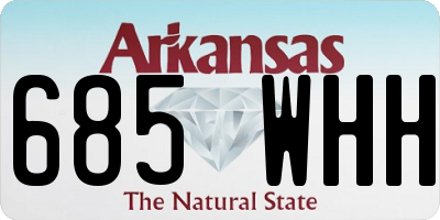 AR license plate 685WHH