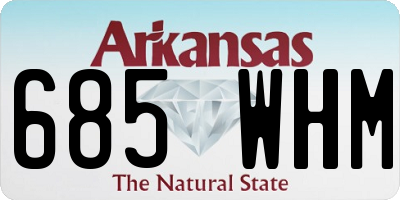 AR license plate 685WHM
