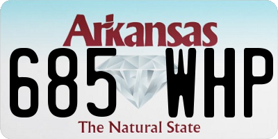AR license plate 685WHP