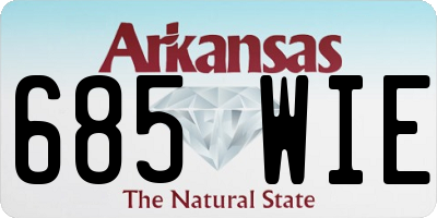 AR license plate 685WIE