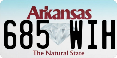 AR license plate 685WIH