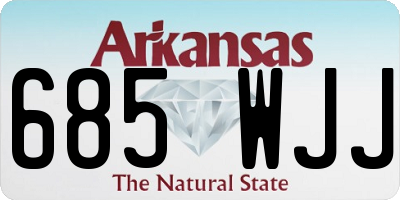 AR license plate 685WJJ