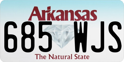 AR license plate 685WJS