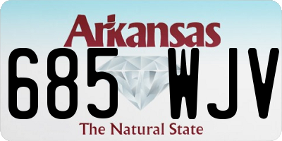 AR license plate 685WJV