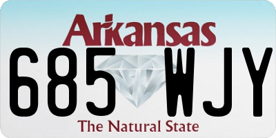 AR license plate 685WJY