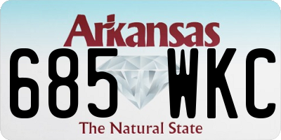 AR license plate 685WKC