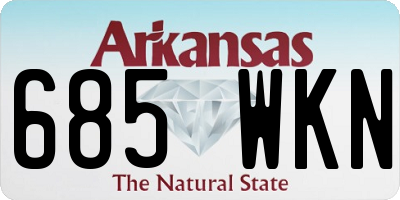 AR license plate 685WKN