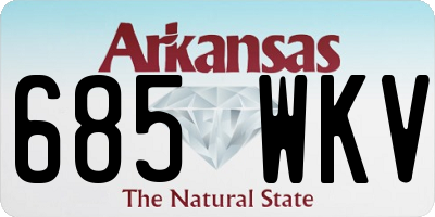 AR license plate 685WKV