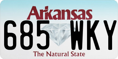 AR license plate 685WKY
