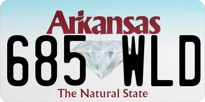 AR license plate 685WLD