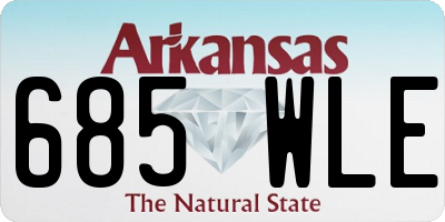 AR license plate 685WLE