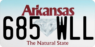 AR license plate 685WLL