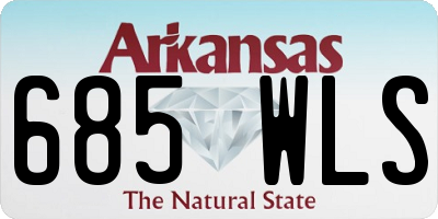 AR license plate 685WLS