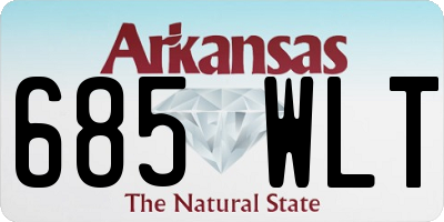 AR license plate 685WLT
