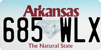 AR license plate 685WLX