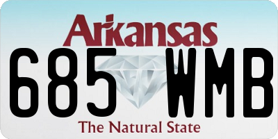 AR license plate 685WMB