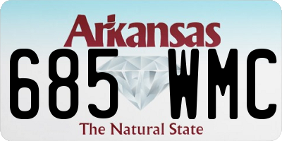 AR license plate 685WMC