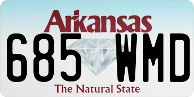 AR license plate 685WMD