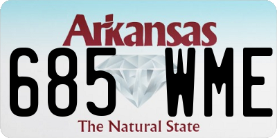 AR license plate 685WME