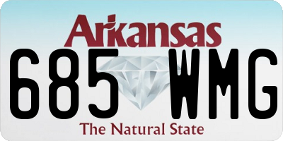AR license plate 685WMG