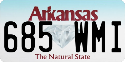 AR license plate 685WMI