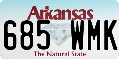 AR license plate 685WMK
