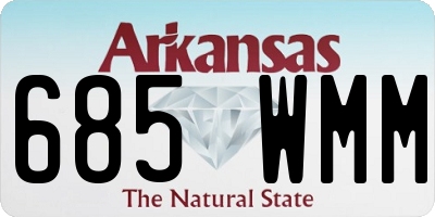 AR license plate 685WMM