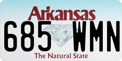 AR license plate 685WMN