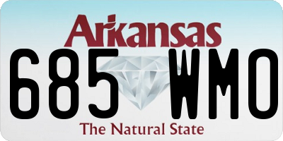 AR license plate 685WMO