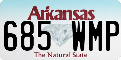 AR license plate 685WMP