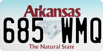 AR license plate 685WMQ