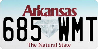AR license plate 685WMT