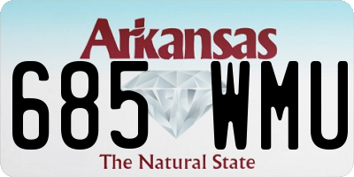 AR license plate 685WMU