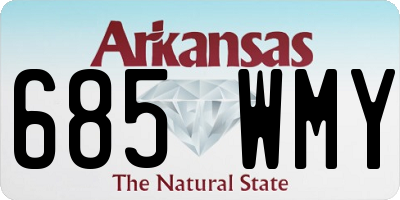 AR license plate 685WMY
