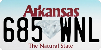 AR license plate 685WNL