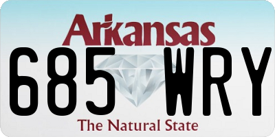 AR license plate 685WRY